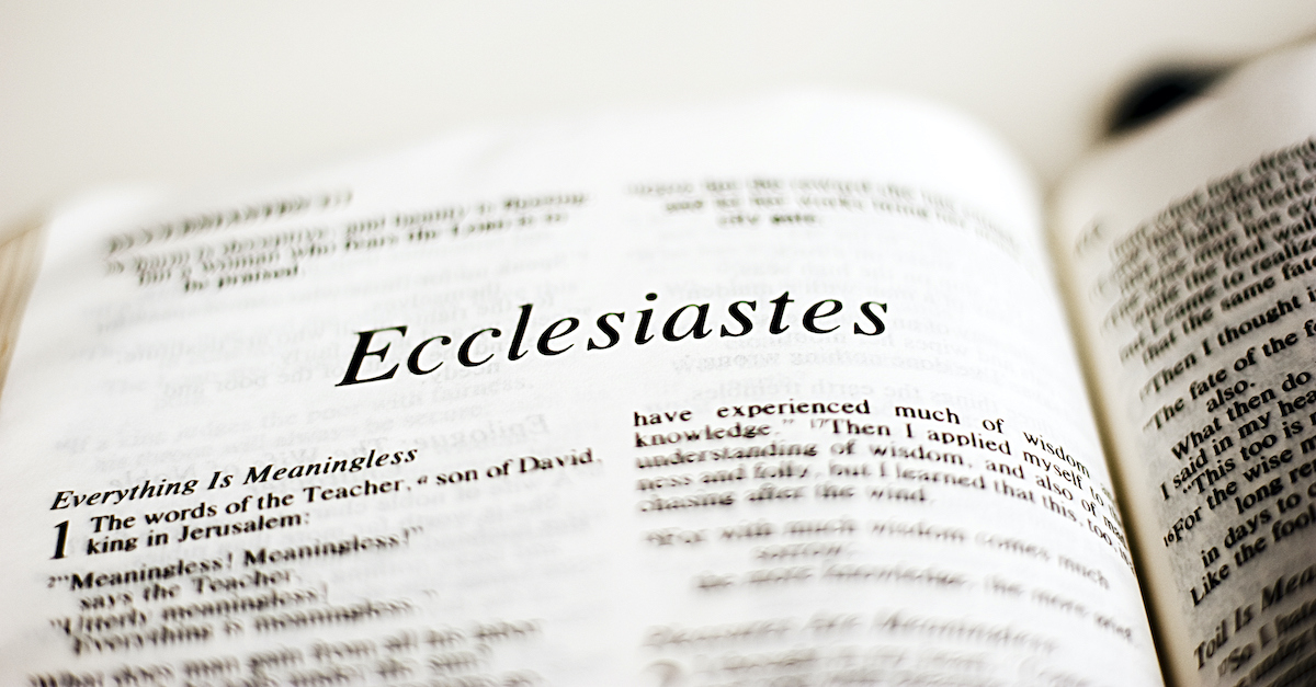 The Bible Verses from Ecclesiastes Chapter 3 - Bbe