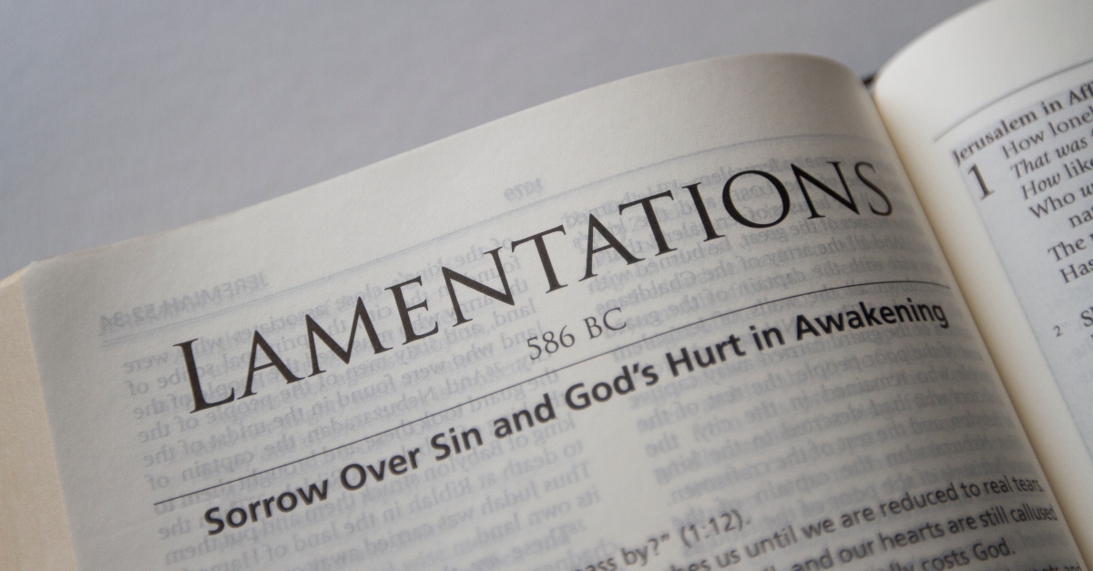 The Bible Chapters from Lamentations - Web