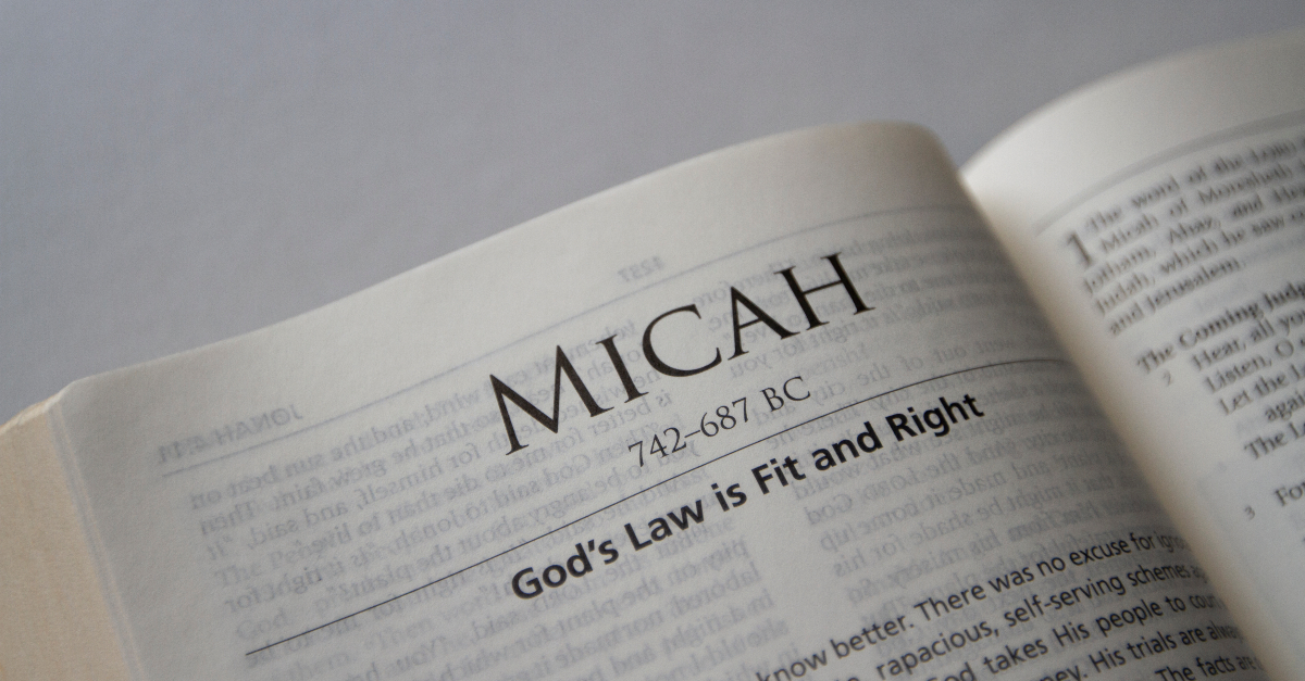 The Bible Verses from Micah Chapter 1 - Ylt