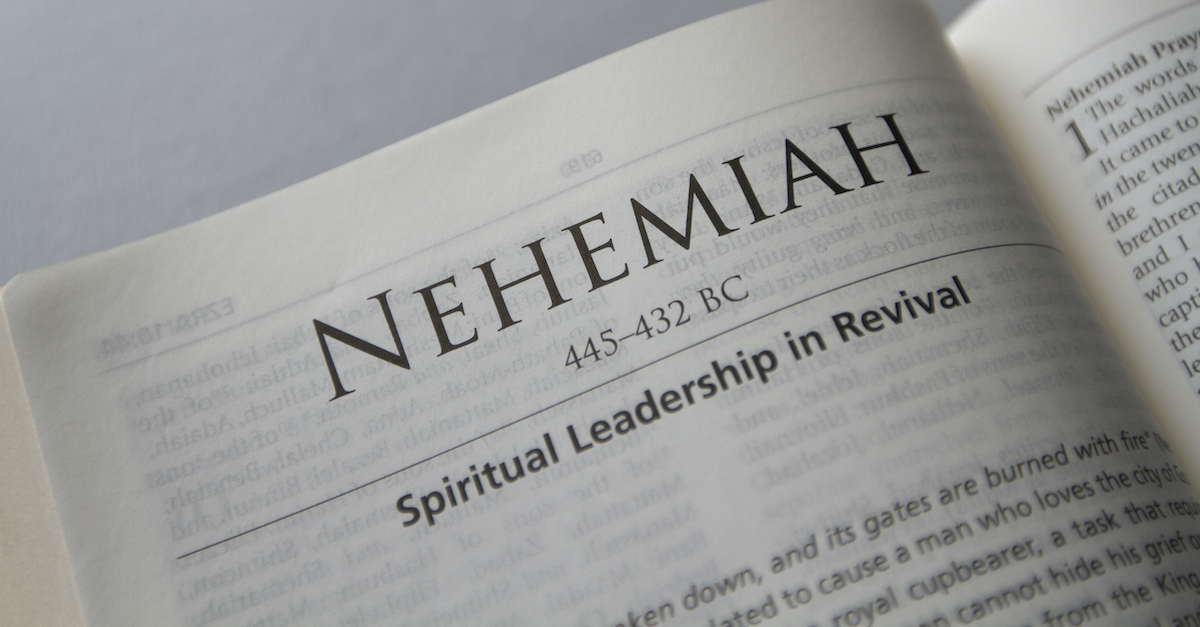 The Bible Verses from Nehemiah Chapter 1 - Kjv