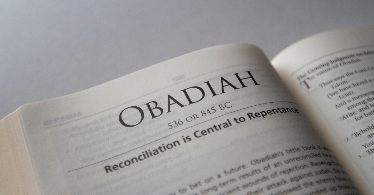 The Bible Verses from Obadiah Chapter 1 - Kjv