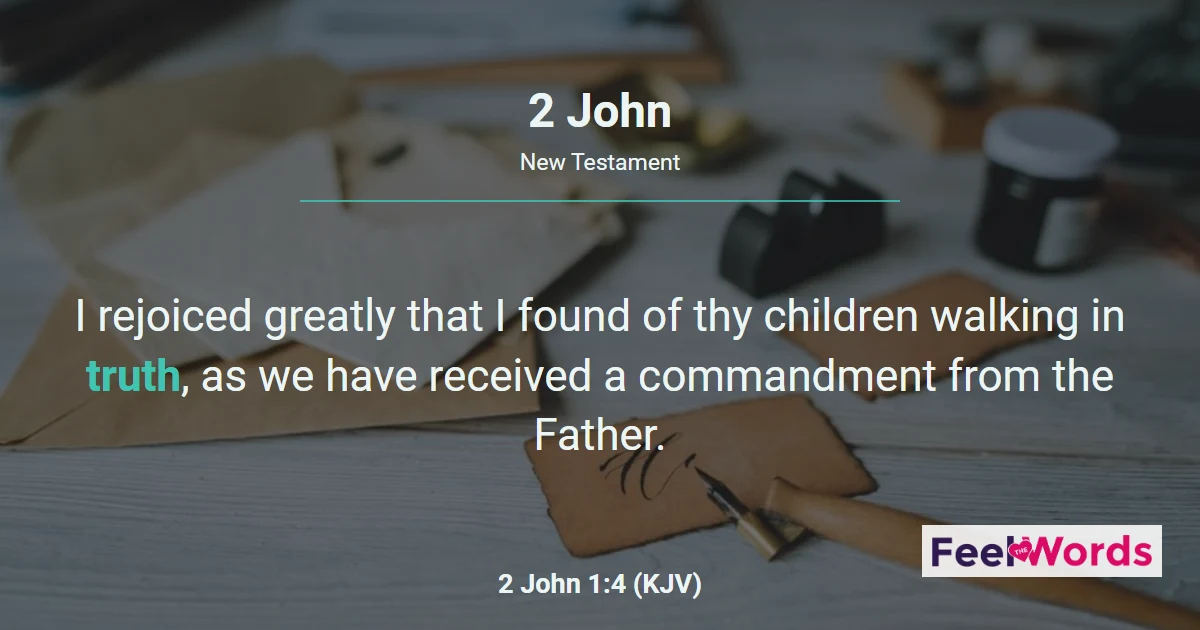 2 John: Walking in Truth and Love