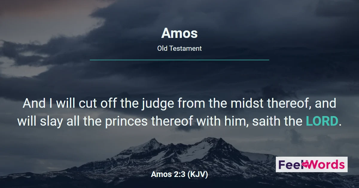 Book of Amos — Read All 9 Chapters Online