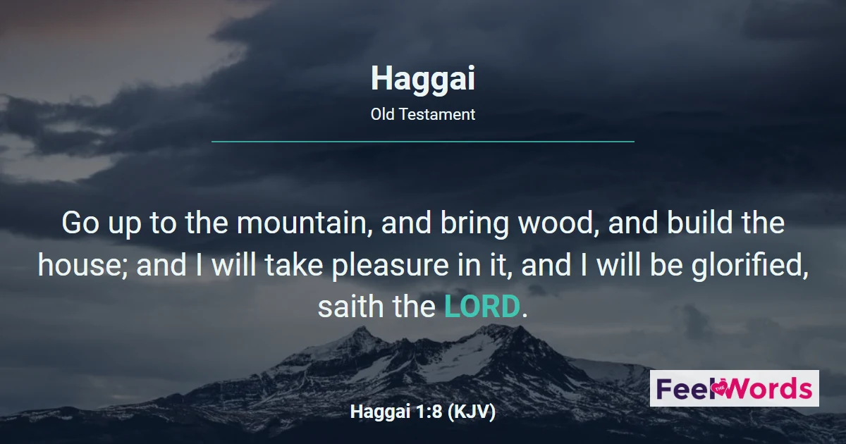 Book of Haggai: Read Online, 2 Chapters