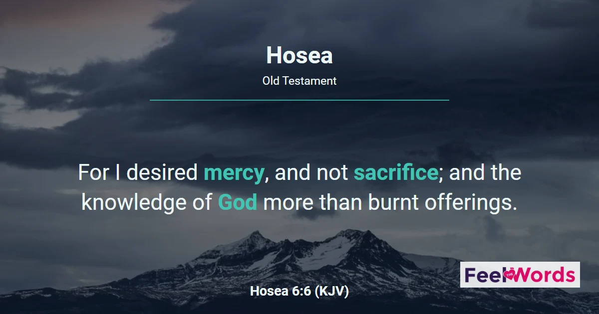 Book of Hosea — Read All 14 Chapters