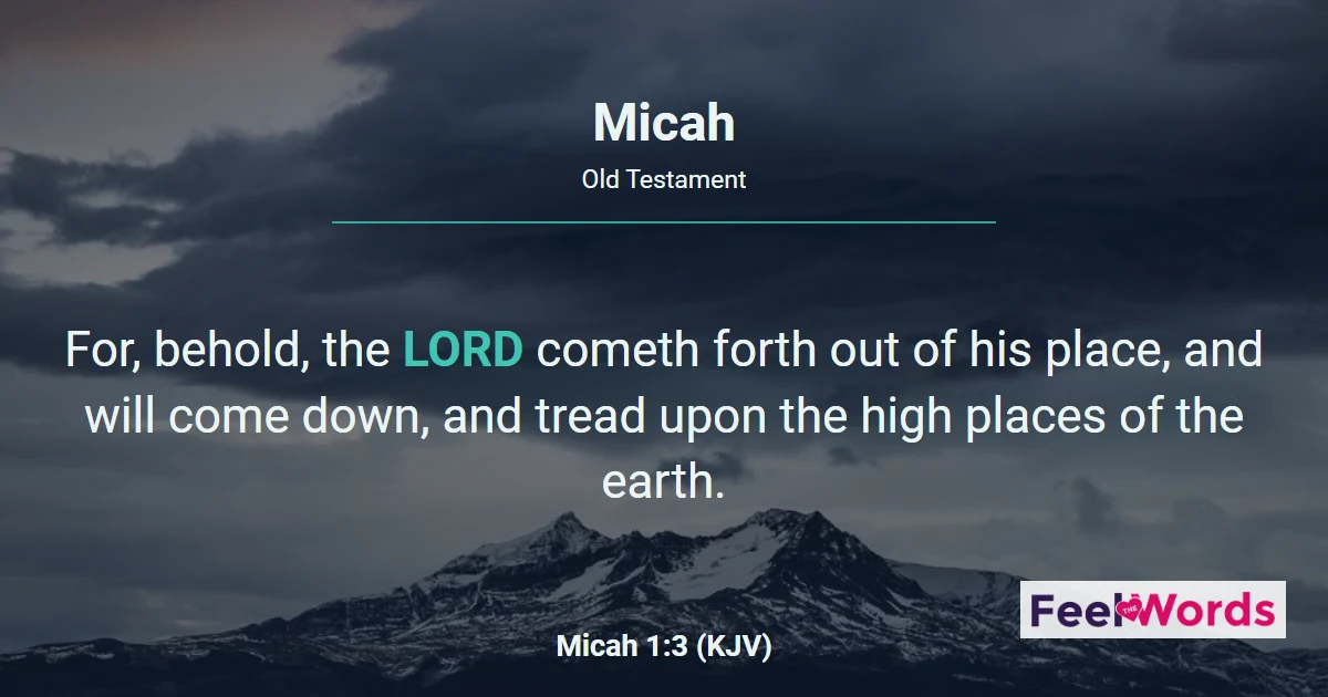Book of Micah — Read All 7 Chapters Online