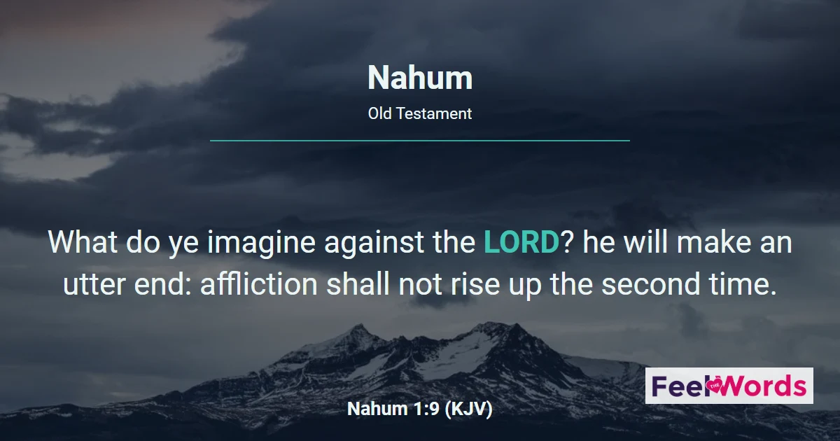 Book of Nahum — Read All 3 Chapters Online