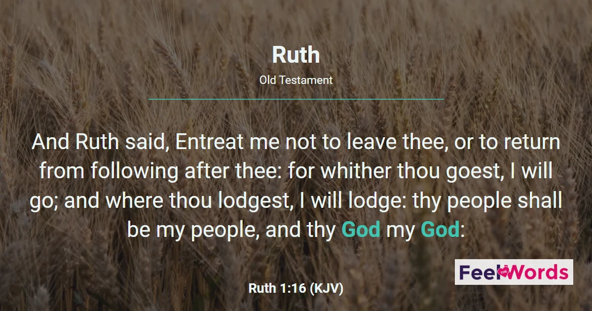 Book of Ruth: Loyalty, Love & Redemption