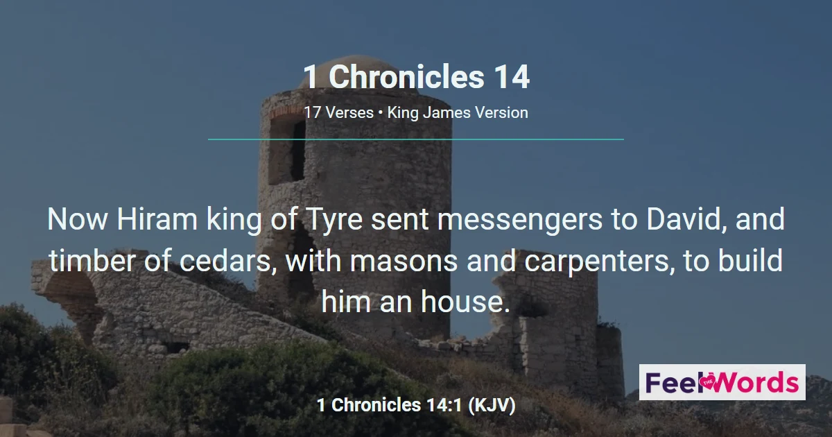 1 Chronicles 14: David's House and Victories