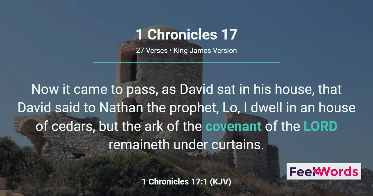 1 Chronicles 17: God's Covenant with David