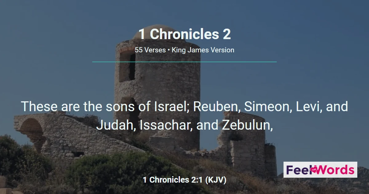 1 Chronicles 2: The Line to King David