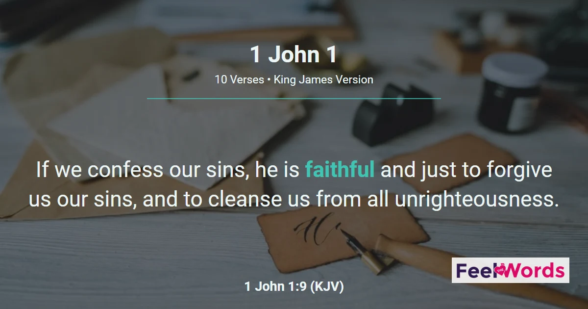1 John 1: Walking in the Light, Confessing Sin