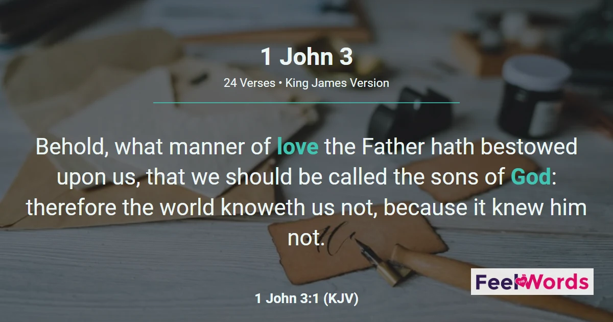 1 John 3: Sons of God