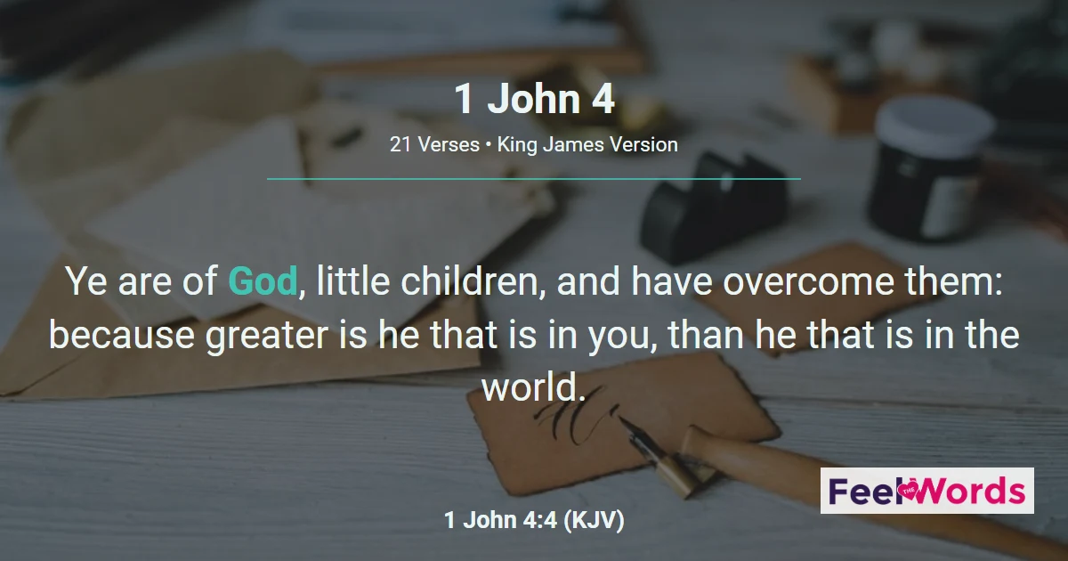 1 John 4: God Is Love