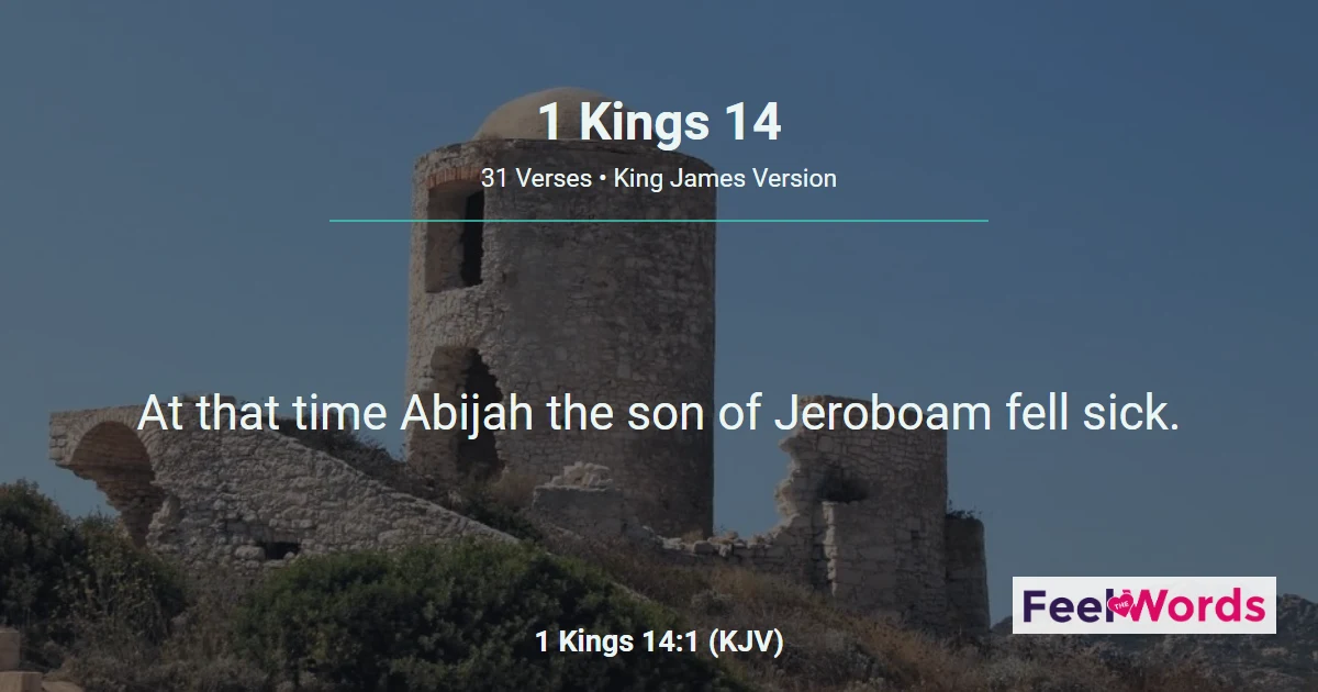 1 Kings 14: Ahijah's Judgment on Jeroboam