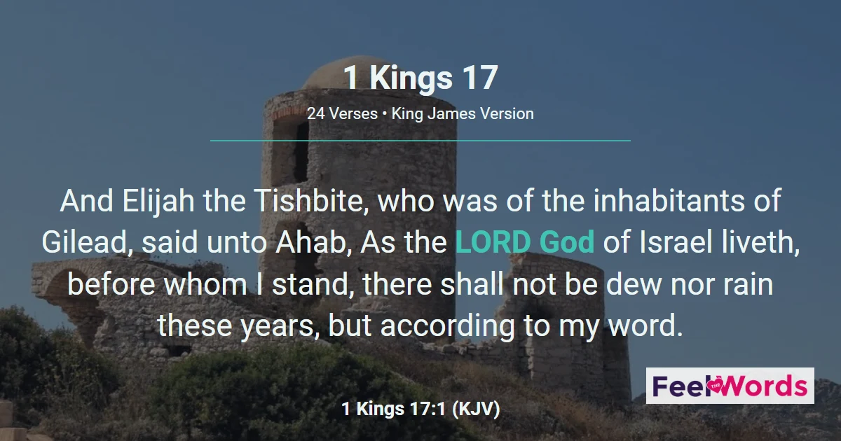 1 Kings 17: Elijah, the Ravens, and the Widow