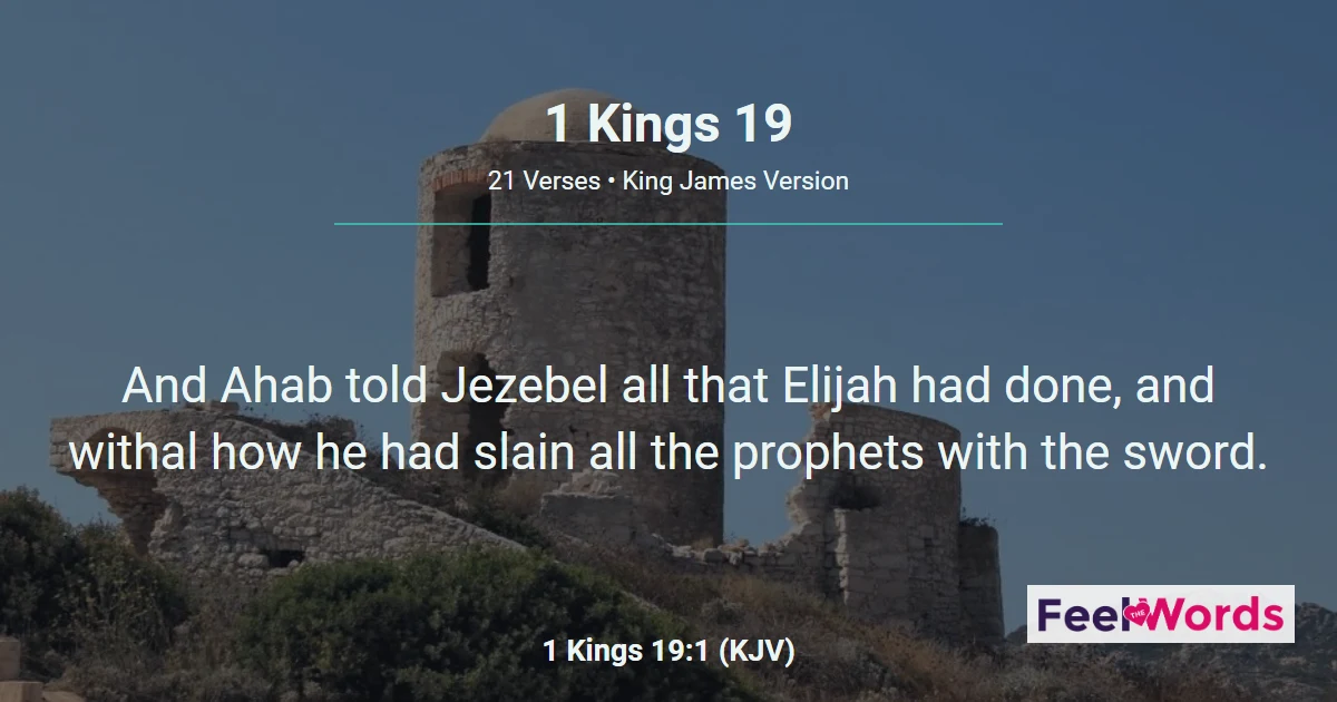 1 Kings 19: Elijah and the Still Small Voice