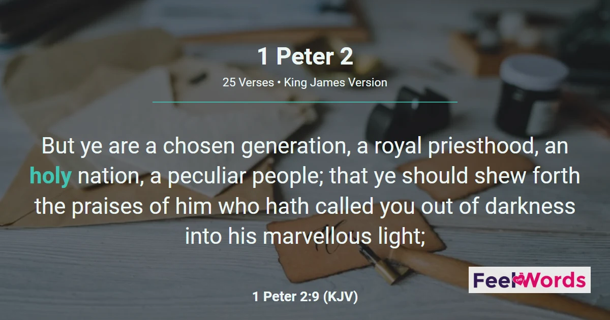1 Peter 2: Living Stones, a Royal Priesthood