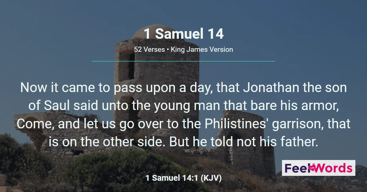 1 Samuel 14: Jonathan's Daring Raid