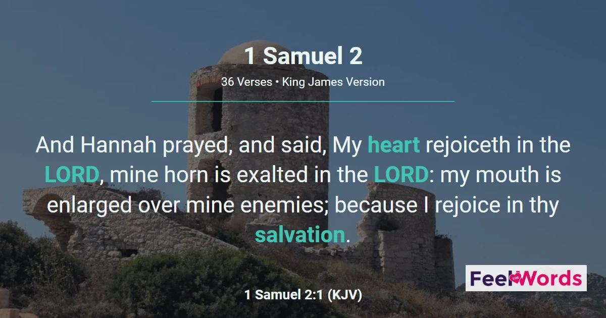 1 Samuel 2: Hannah's Song and Eli's Wicked Sons
