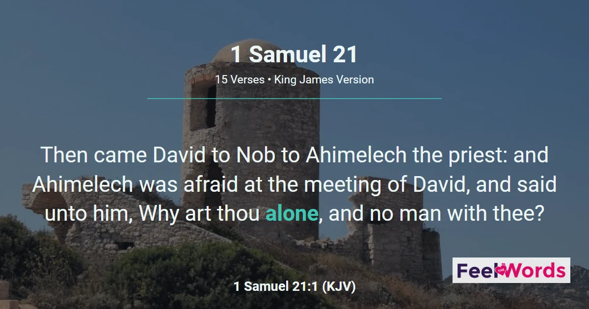 1 Samuel 21: David at Nob and Gath
