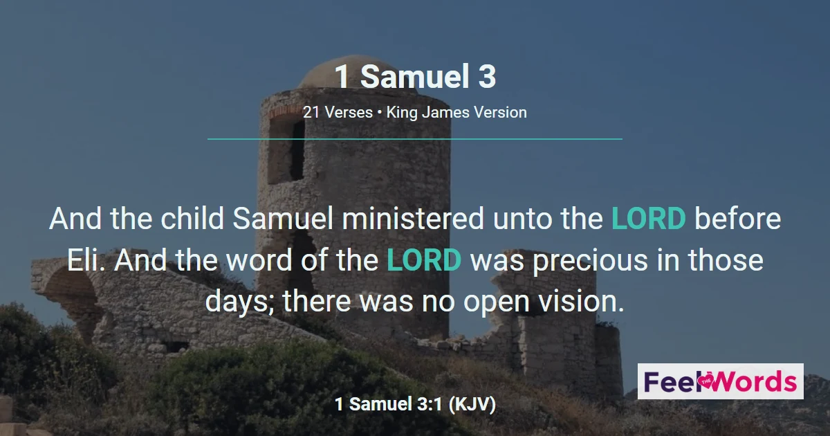 1 Samuel 3: The LORD Calls Young Samuel