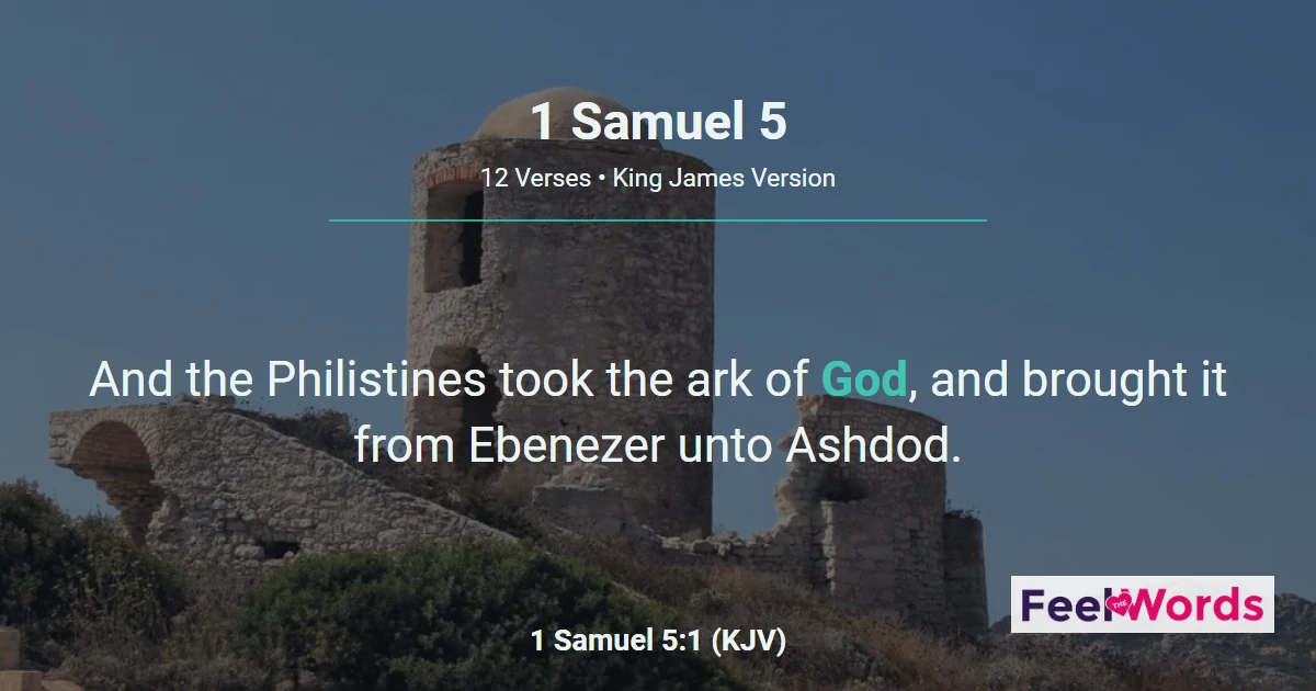 1 Samuel 5: Ark of God in Dagon's Temple