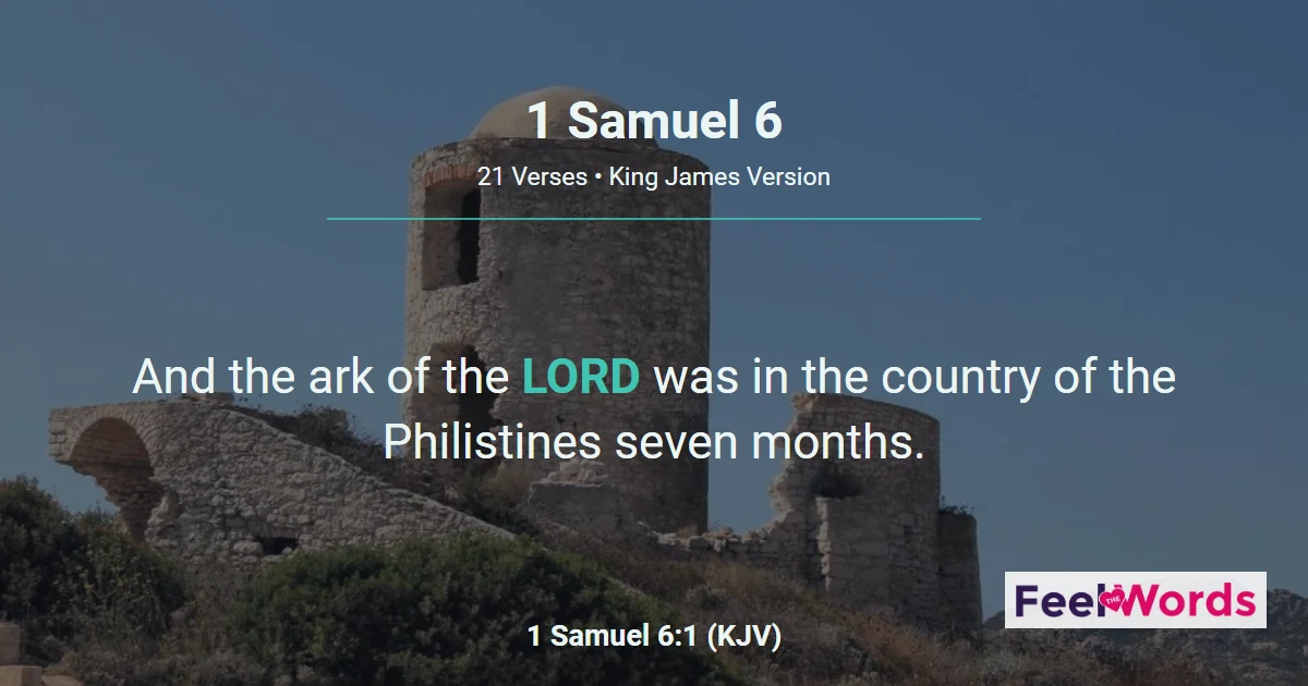 1 Samuel 6: The Ark Returns to Israel