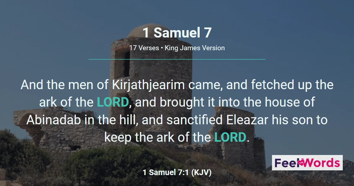 1 Samuel 7: Samuel Leads Israel to Victory