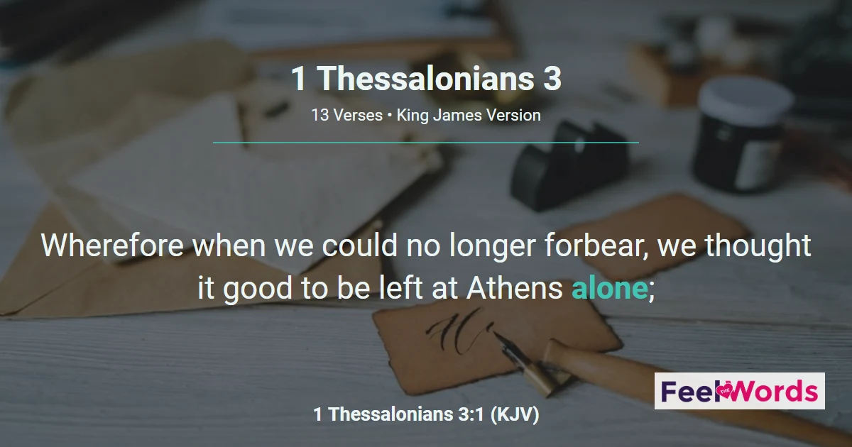 1 Thessalonians 3 – Timotheus Brings Good News