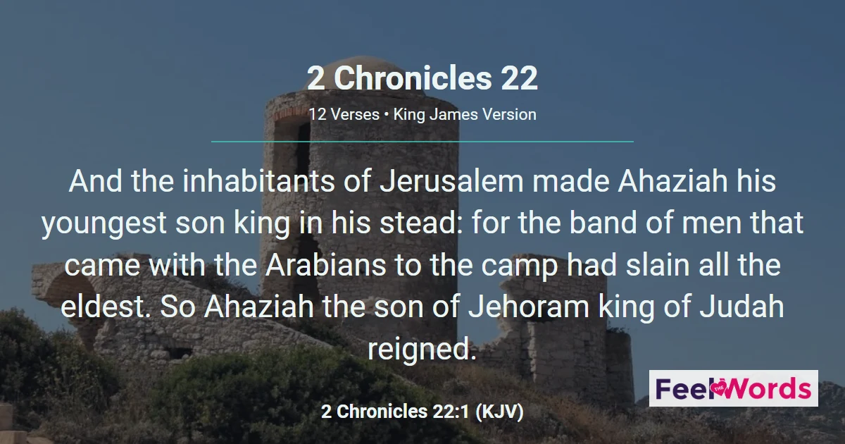 2 Chronicles 22