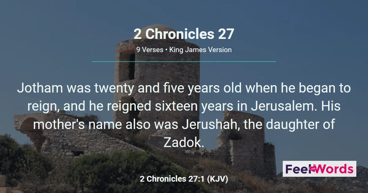 2 Chronicles 27