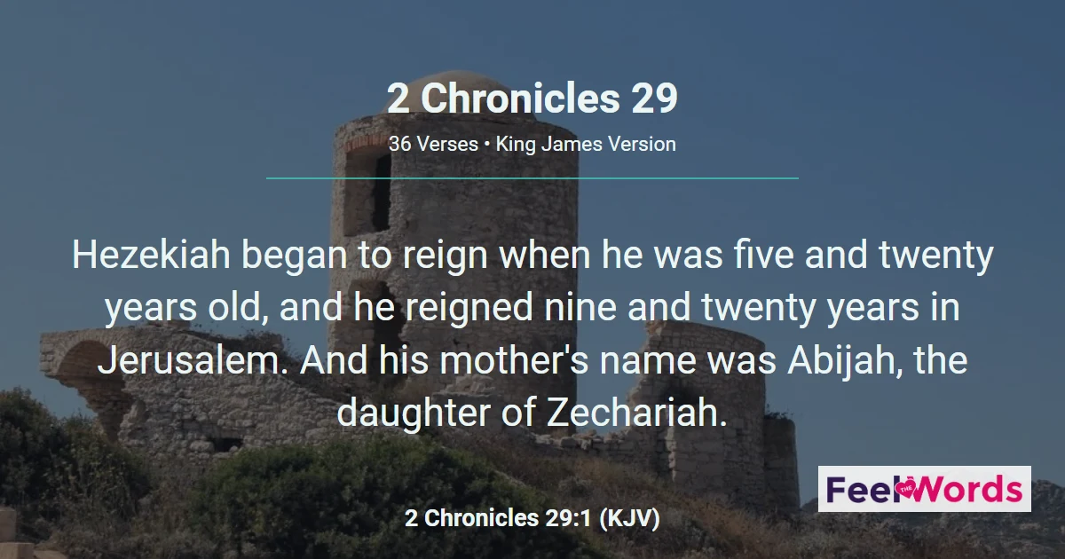 2 Chronicles 29