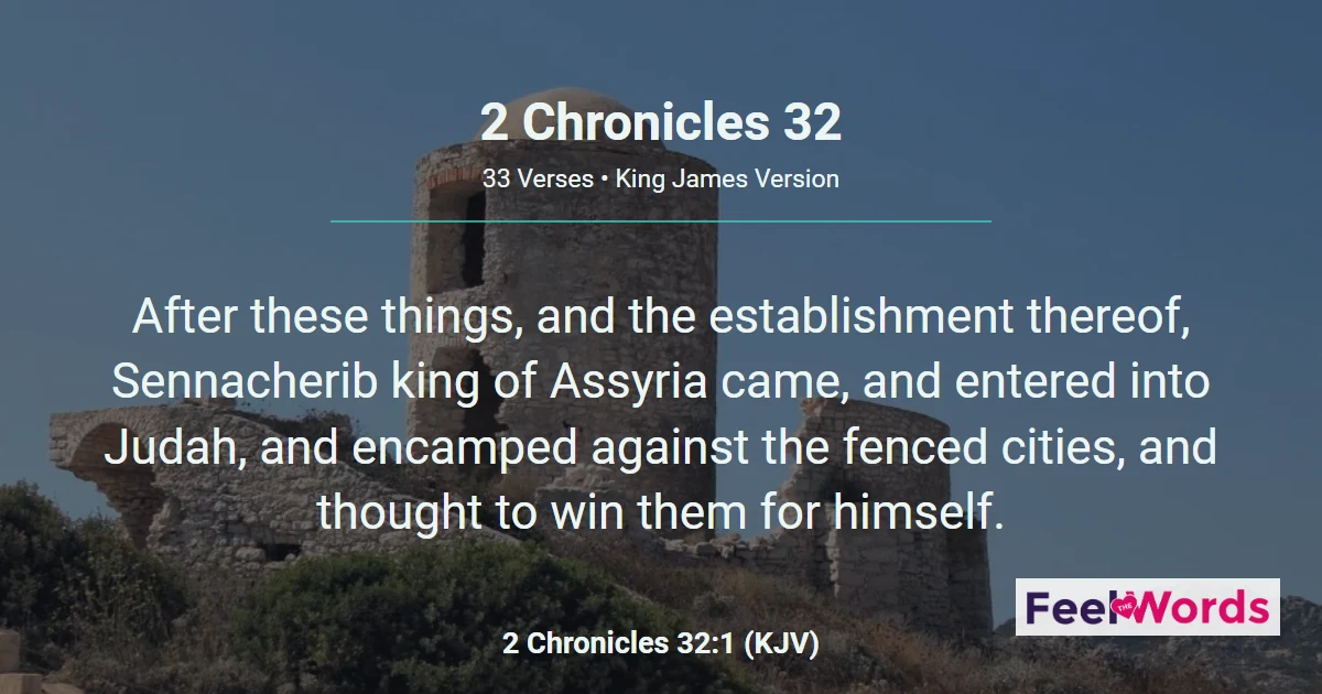 2 Chronicles 32
