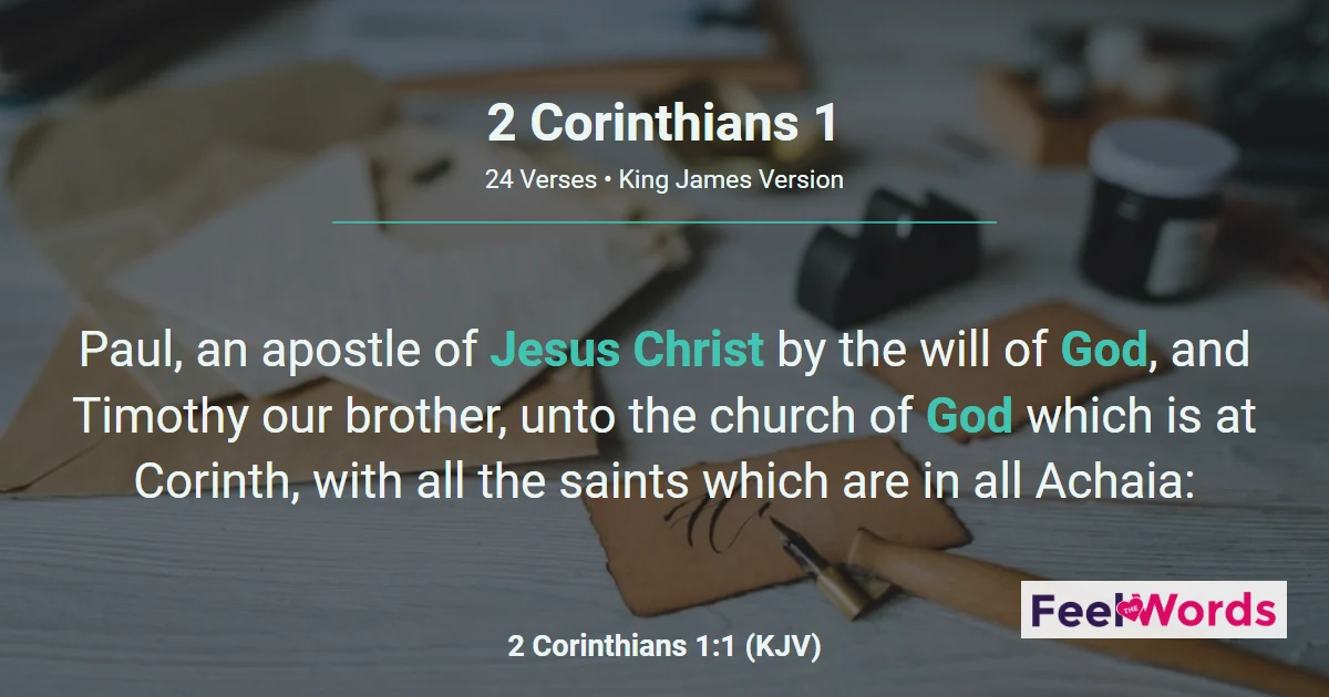 2 Corinthians 1 – The God of All Comfort