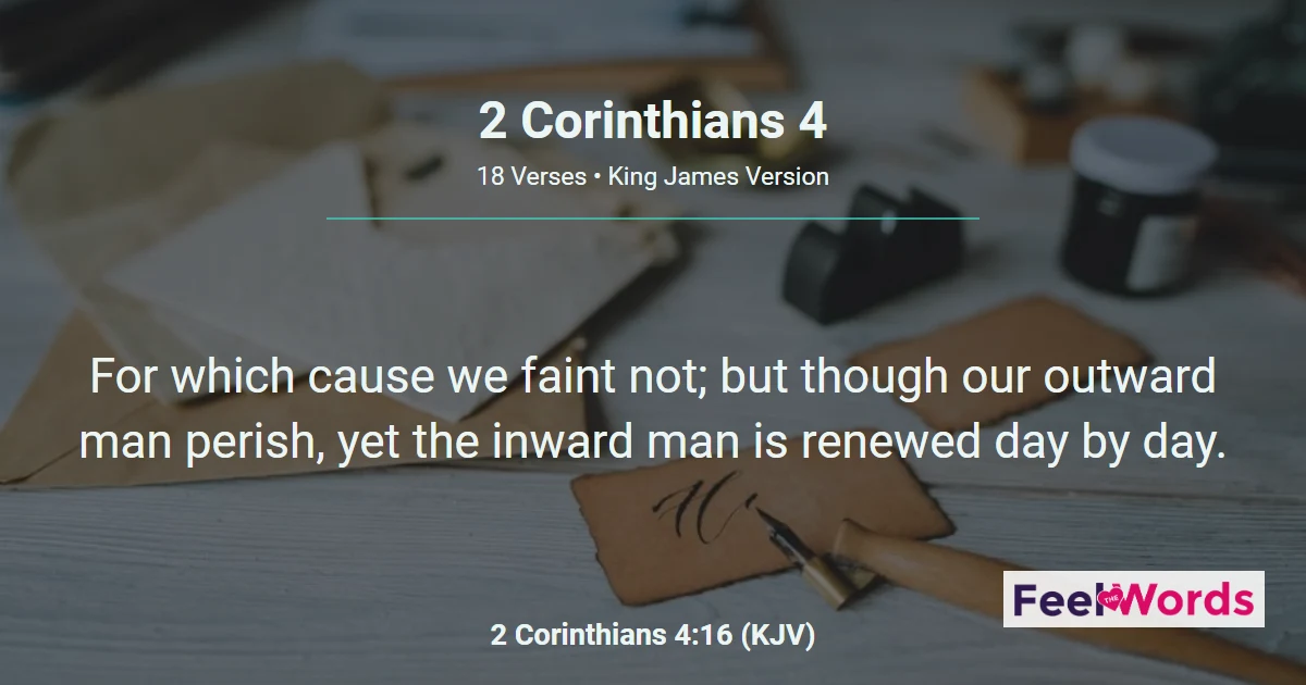 2 Corinthians 4 - Treasure in Earthen Vessels