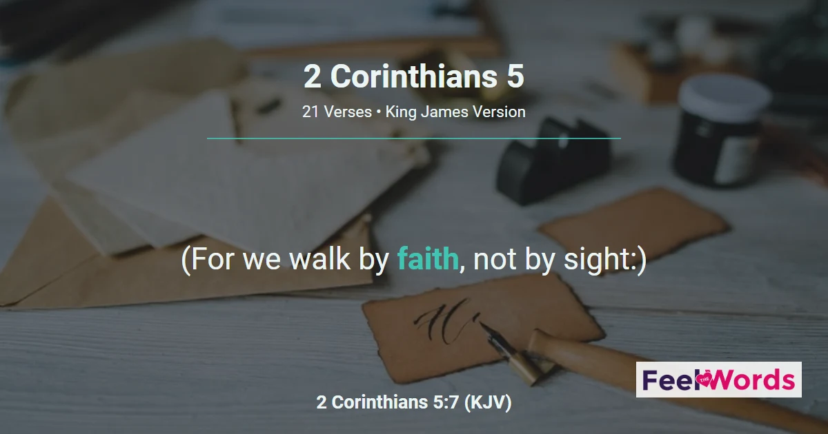 2 Corinthians 5 - A New Creature in Christ