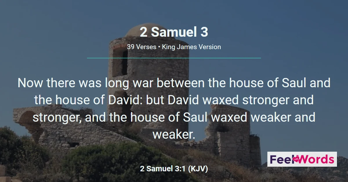 2 Samuel 3: Abner Defects, Then Is Killed