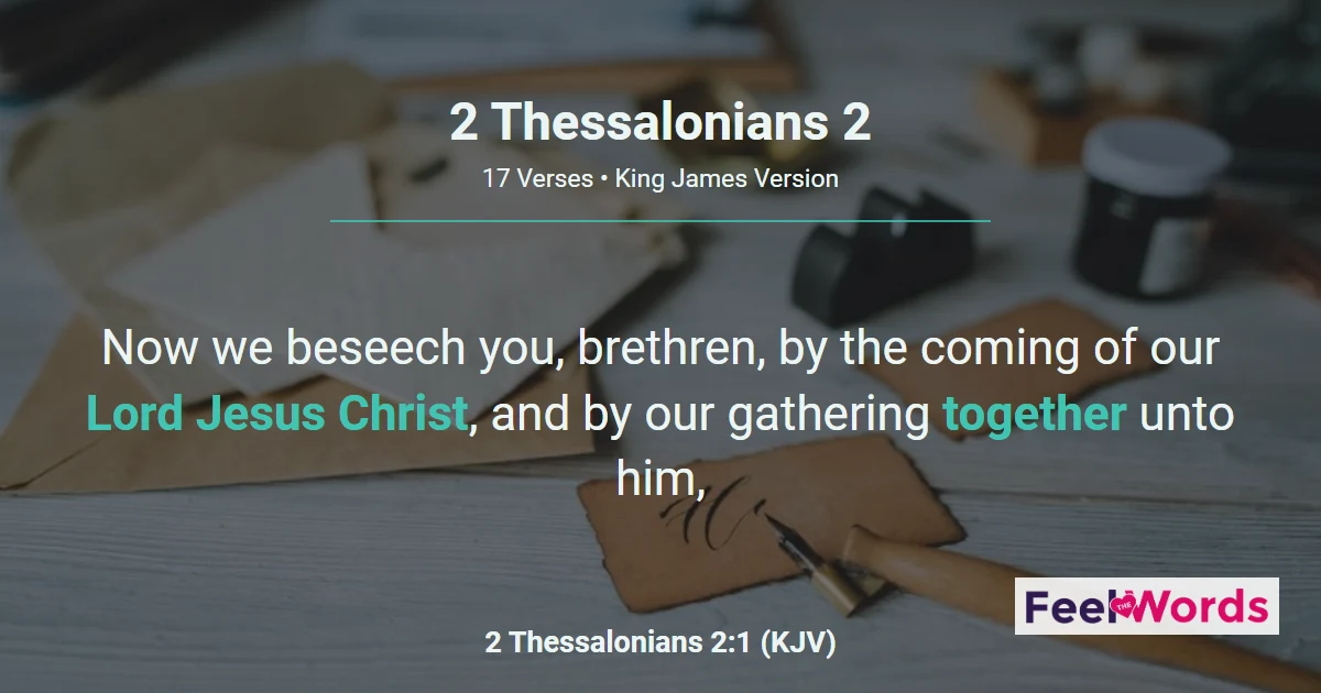 2 Thessalonians 2 – The Man of Sin Revealed
