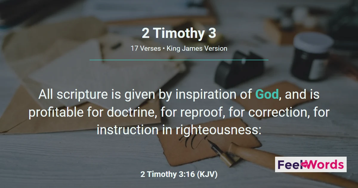 2 Timothy 3: All Scripture Is God-Breathed