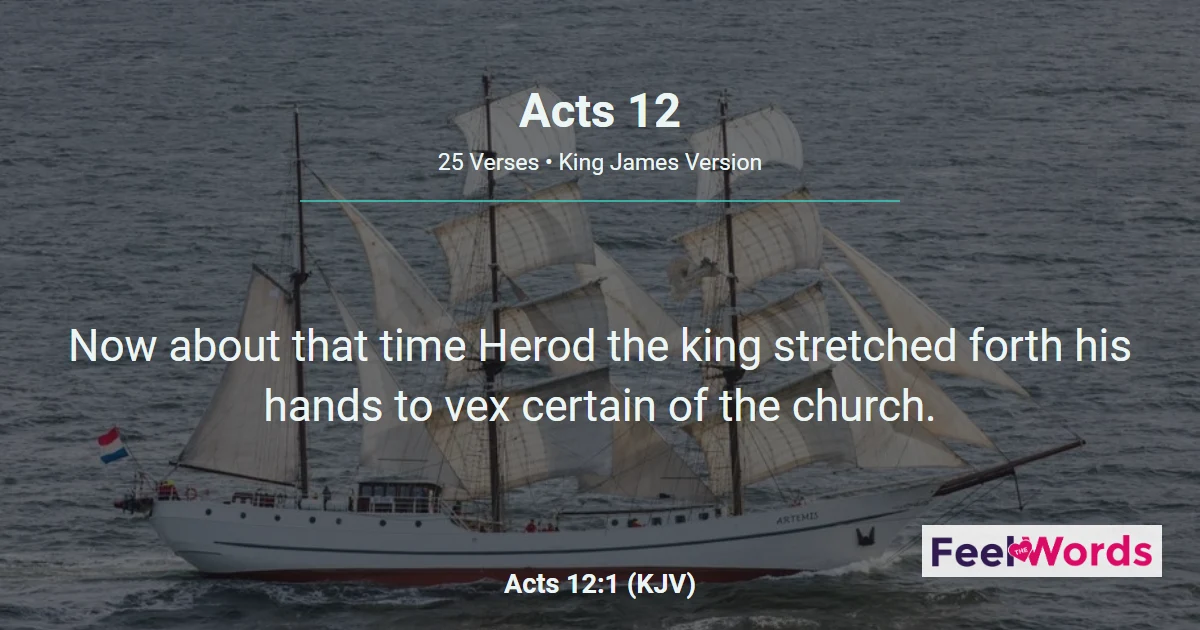 Acts 12: Peter's Escape and Herod's Death
