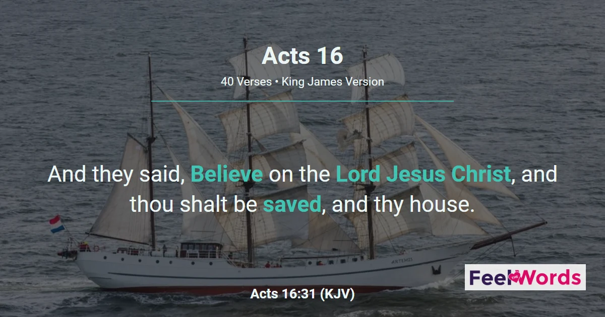 Acts 16: Paul and Silas Imprisoned at Philippi