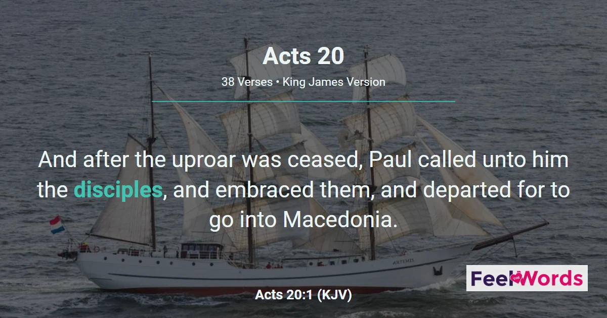 Acts 20: Eutychus Raised, Paul's Farewell