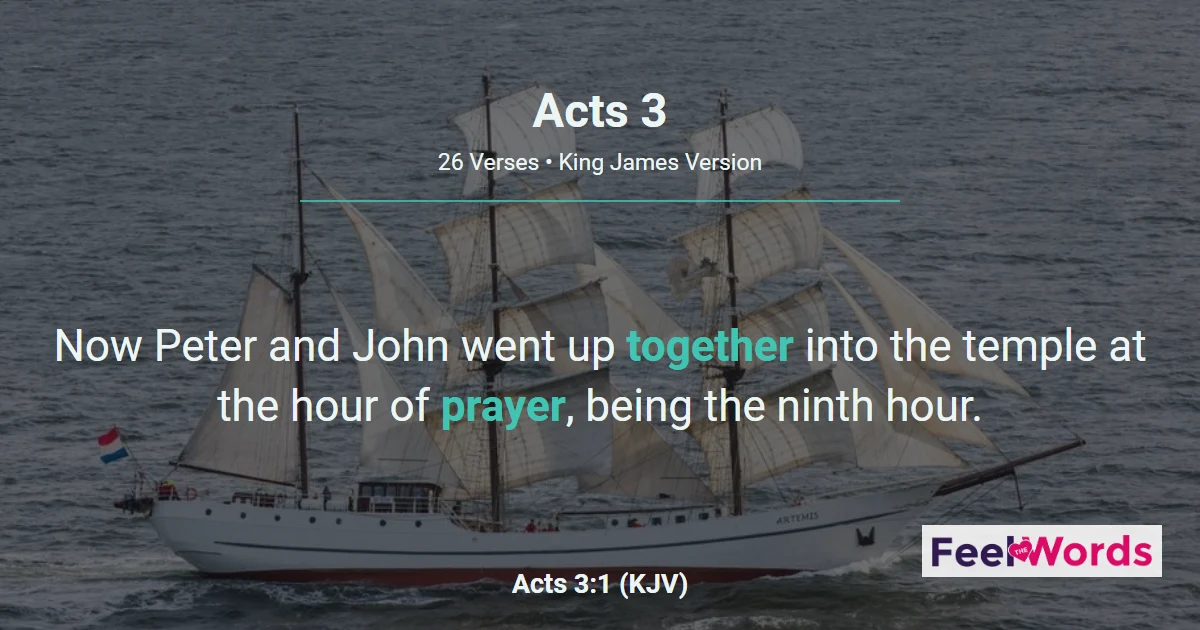 Acts 3: Peter Heals the Lame Beggar