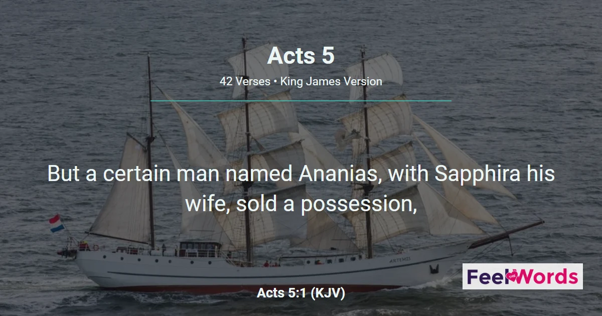 Acts 5: Ananias, Sapphira, and Gamaliel