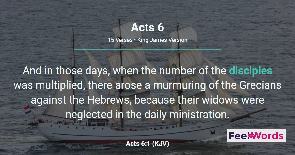 Acts 6: Stephen and the Choosing of the Seven