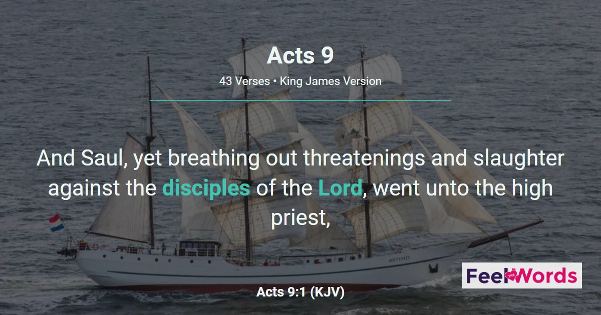 Acts 9: Saul's Conversion on the Damascus Road