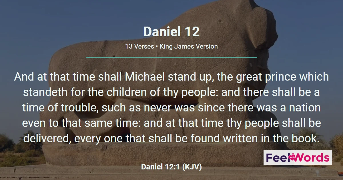 Daniel 12: Michael Stands, the Dead Awake