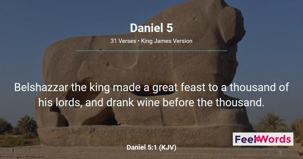 Daniel 5: Handwriting on the Wall