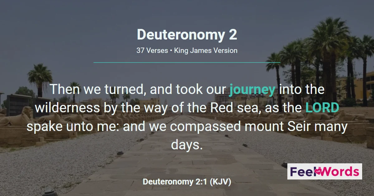 Deuteronomy 2: Around Edom, Moab, Ammon